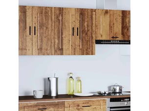 Meuble de rangement, armoire murale de cuisine porto vieux bois bois d'ingénierie shl1466
