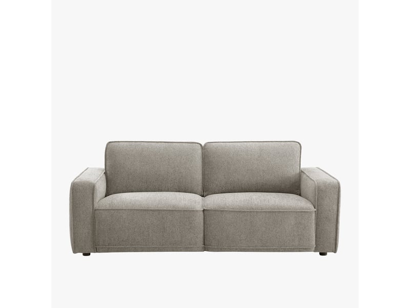  Canapé 3 places en tissu taupe  - Conforama A