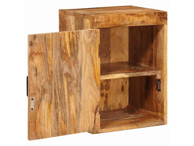 Table de chevet - cabinet de chevet - table de nuit 2 pc marron 35 x 33 x 48 cm - Conforama D