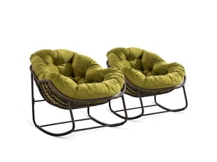 Fauteuil fixe   Coton / Polyester vert