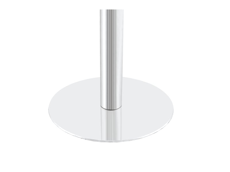  Table basse ronde avec plateau effet marbre, bord en acier inoxydable doré, style moderne, pour salon, en mdf, noir  - Conforama E