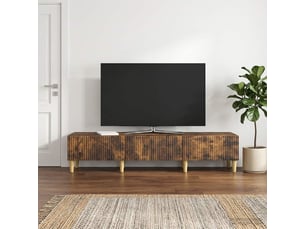 Meuble tv coloris marron 147 cm <strong></strong>  <strong></strong>