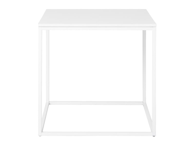 Chic-table d'appoint blanche 45x45 cm  - Conforama C