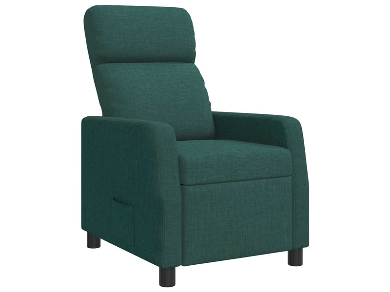  Vidaxl fauteuil inclinable vert foncé tissu  - Conforama D