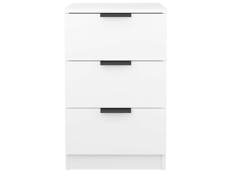  Table de chevet - cabinet de chevet - table de nuit blanc 40x36x65 cm  - Conforama C