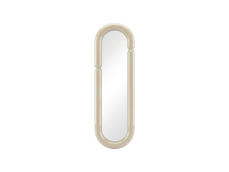  Miroir ovale finition glossy 160cm écru - ada  - Conforama A