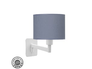 Applique murale fabrilamp moda blanc bleu 1 x e14 26x17x28 cm