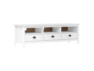 Meuble tv coloris blanc 158 cm <strong></strong>  <strong></strong>