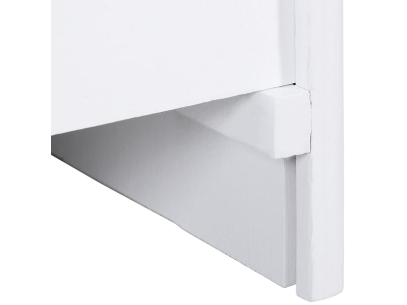  Escalier félins 3 marches 40,5x44,5x38 cm – blanc – rangement intérieur intégré, feutre aiguilleté  - Conforama D