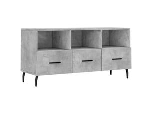 Meuble tv coloris gris 102 cm <strong></strong>  <strong></strong>