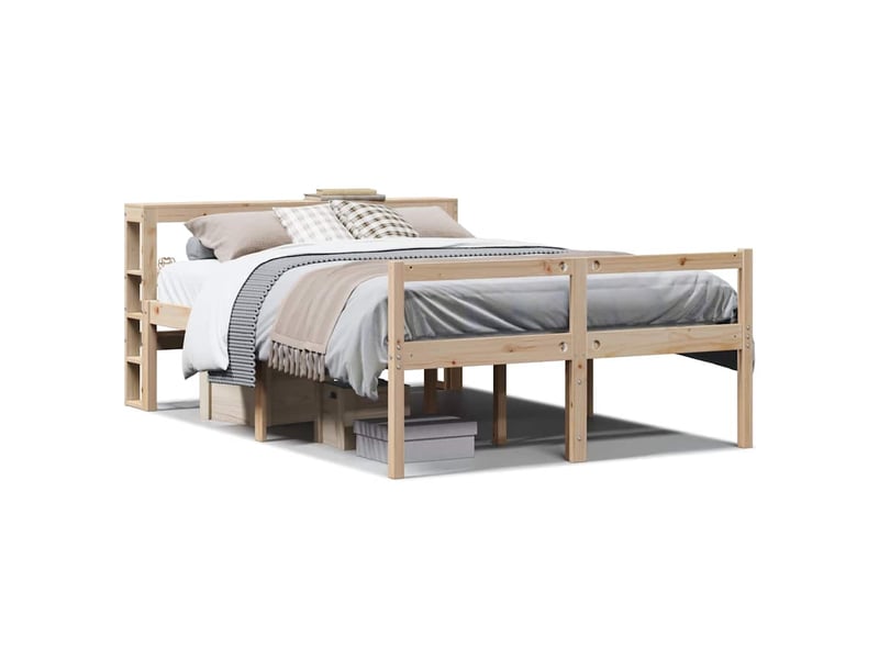  Lit double- lit adulte -  lit pour personne âgée avec tête de lit sans matelas 120x200 cm  - Conforama A