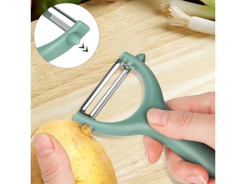  Éplucheur universel, éplucheur de pommes de terre de cuisine, eplucheur legumes manuel, eplucheur pomme de terre epluche legume potato peeler, pour légume  - Conforama D