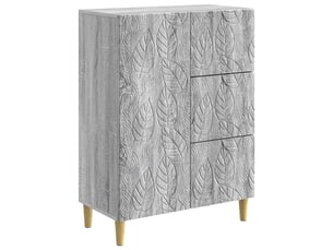 Buffet - bahut - meuble de rangement sonoma gris 66 x 34,5 x 90 cm bois d'ingénierie