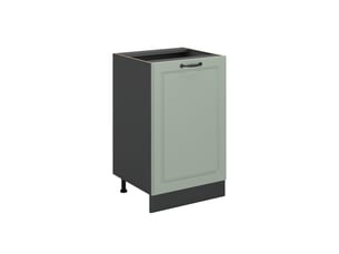 Vicco meuble bas de cuisine, mint campagneanthracite, 50cm sans plan de travail