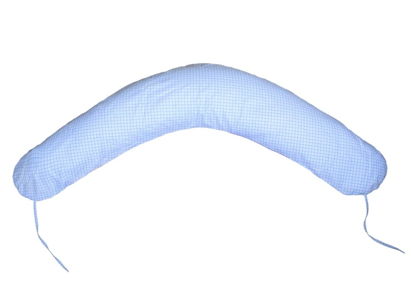  Coussin maternité prepost natal usages multiples bleu à carreaux 4200121.1 - Conforama A