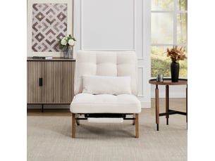 Pouf / repose pied beige