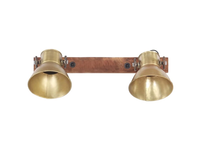  Lampe murale, applique murale industrielle laiton 45x25 cm e27  - Conforama C
