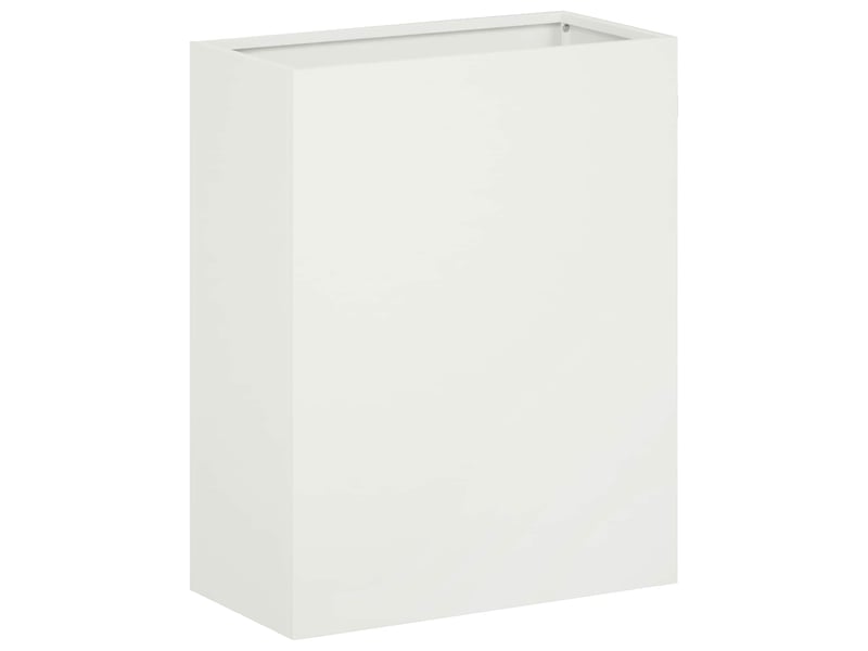  Jardinière - cache-pot de jardin 2 pcs blanc 40 x 20 x 40 cm  - Conforama C