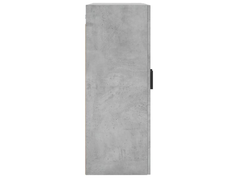  Lot de 2 armoires murales espace de rangement 69,5 x 34 x 90 cm en bois d'ingénierie gris béton 02_0055360  - Conforama E