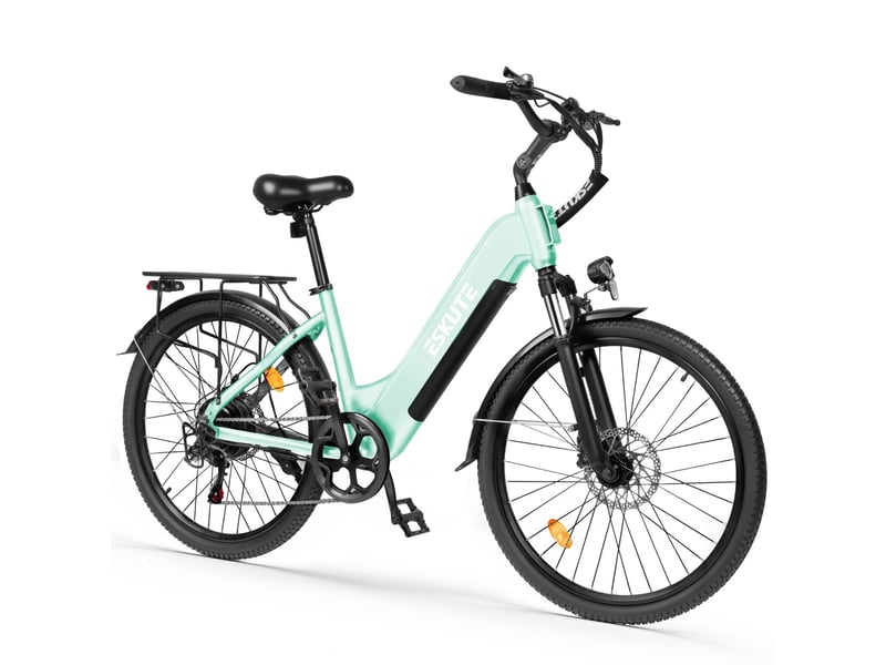  Eskute c202 vélo électrique 250w 48v17.5ah 26'' - vert  - Conforama D