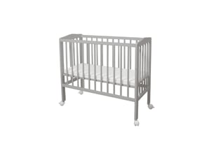 Lit bébé 90x190 cm 2001-01-G coloris gris