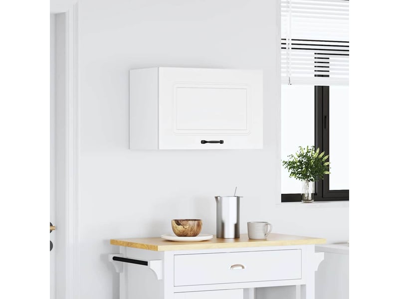  Meuble de rangement | armoire murale de cuisine kalmar blanc bois d'ingénierie  - Conforama C
