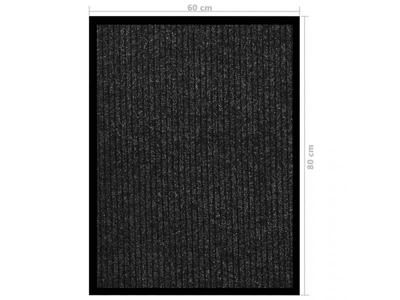  Paillasson rayé anthracite 60x80 cm - comfortxl 331608 - Conforama E