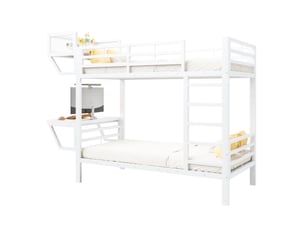 Lit superposé 90x200 cm MODENUIT    coloris blanc