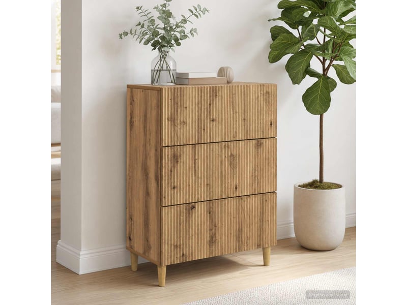Armoire de rangement bureau, armoire à tiroirs 66 x 34,5 x 90 cm bois d'ingénierie shl482 - Conforama D