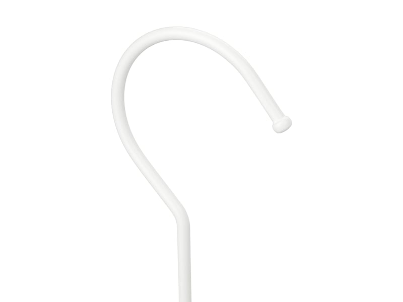  Lot de 5 cintres à pince moderne pour vêtements 19 x 6 x 3 cm en métal blanc 13_0013021  - Conforama C