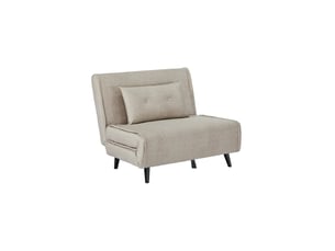 Fauteuil fixe MEUBLORAMA  Velours beige