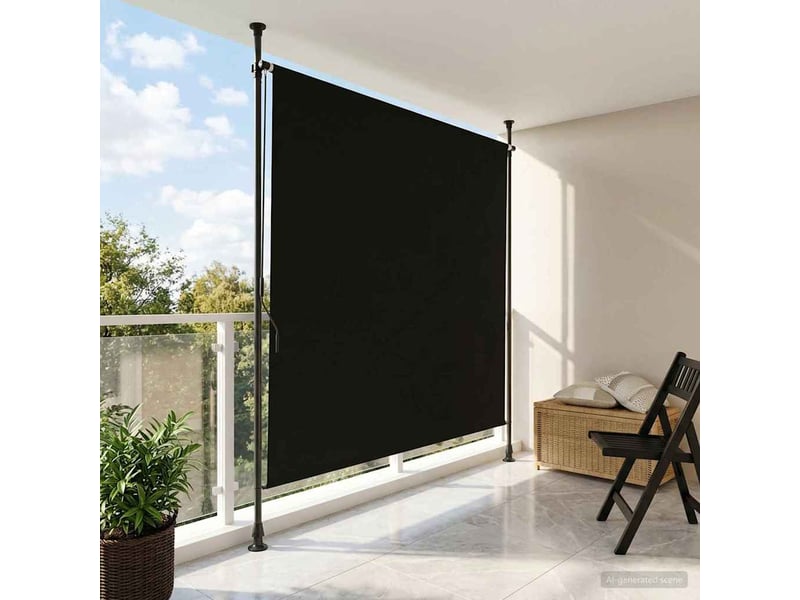  Store enrouleur, store roulant extérieur noir 100 x 270 cm cf47456  - Conforama B