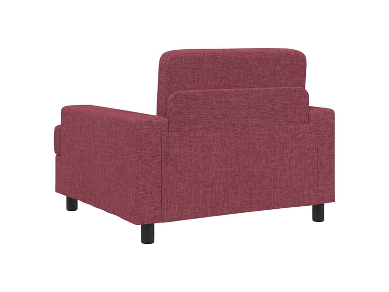  Vidaxl fauteuil bordeaux tissu  - Conforama E