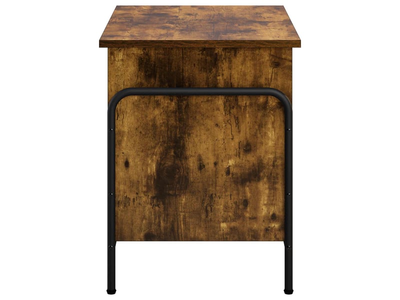 Boîte de rangement, coffre de rangement chêne fumé 80x40x49,5 cm shl10805 - Conforama D