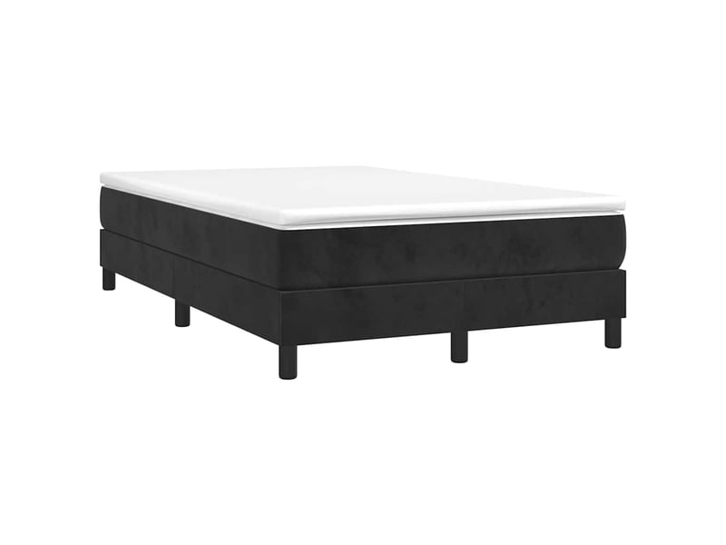  Lit double- lit adulte -  cadre de lit à lattes noir 120x200 cm velours  - Conforama B