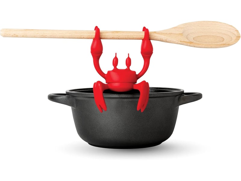  Repose cuillère silicone - gadgets cuisine - résistant à la chaleur - cadeaux de cuisine amusants - support de cuillère antidérapant  - Conforama A