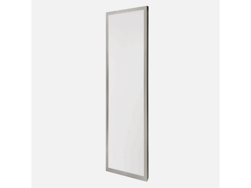  Panneau led plat fabrilamp llano 72 w 7200 lm 3000-4000-6500 k nickel ip40 3,8 x 30 x 120 cm 180601203 - Conforama E