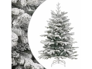 Sapin de noël artificiel, arbre de noël à charnières avec neige floquée 150 cm shl5983