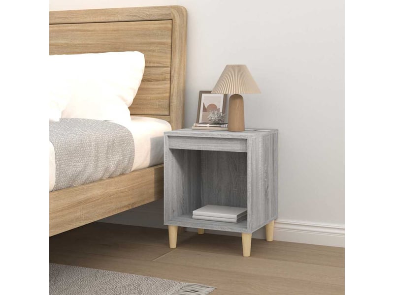  Table de chevet - cabinet de chevet - table de nuit sonoma gris 40x35x50 cm  - Conforama B