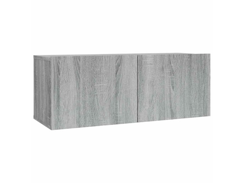  Ensemble de meubles tv 2 pcs sonoma gris bois d'ingénierie shl76063  - Conforama D
