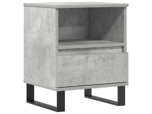 Table de chevet - cabinet de chevet - table de nuit gris béton 40x35x50 cm bois d’ingénierie