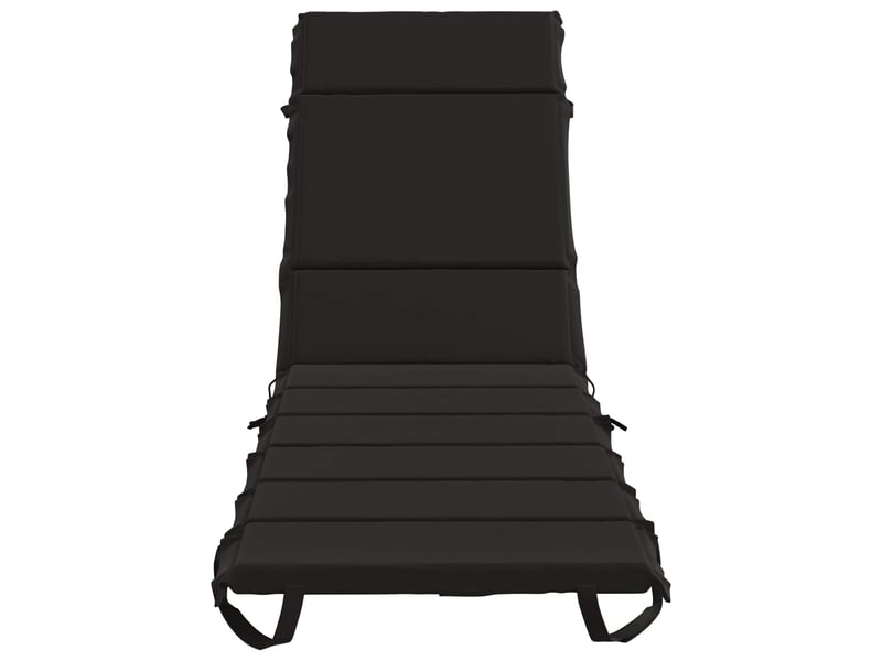  Coussin de transat, coussin pour bain de soleil gemert 100 % polyester noir 200 x 50 x 3 cm cf56177  - Conforama D