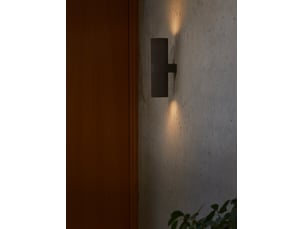 Applique murale extérieur surface cannelée, kyklop maxi en métal noir, ip54, nordlux