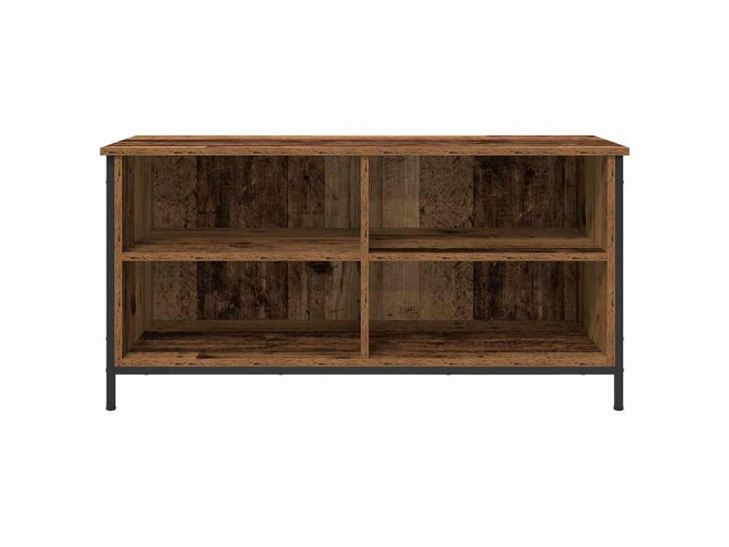  Meuble tv - banc tv - meuble de rangement 100 x 40 x 50 cm bois ancien bois d'ingénierie  - Conforama E
