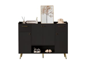 Meuble à chaussures 4 paire(s)  <strong>HAUSS SPOLE</strong>  <strong></strong> coloris noir