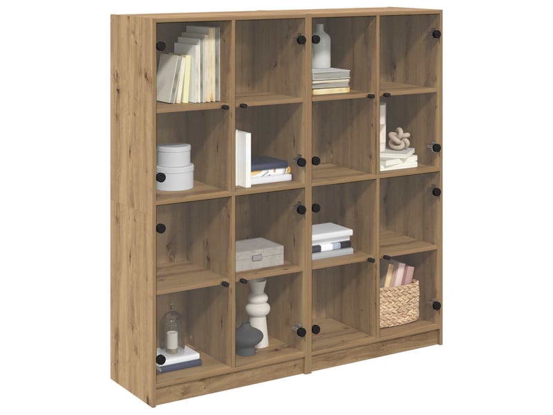  Buffet - haut armoire 2 pc chêne artisanal 68 x 37 x 142 cm  - Conforama C