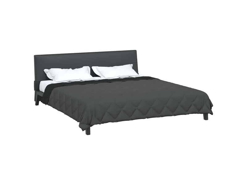  Duvet - couette complet toute l'année noir et anthracite 200 x 200 cm  - Conforama C