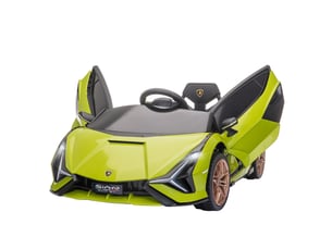 Voiture électrique pour enfants, lamborghini, 3-5 kmh, télécommandée, pour les 3-5 ans, verte
