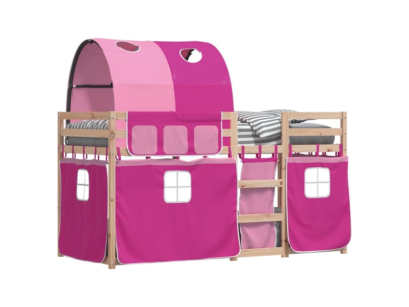  Lit simple- lit adulte -  lit superposé sans matelas 90x200 cm bois de pin massif  - Conforama C