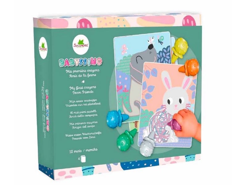  Babyssimo - mes premiers crayons  amis de la ferme SYBABY002 - Conforama A